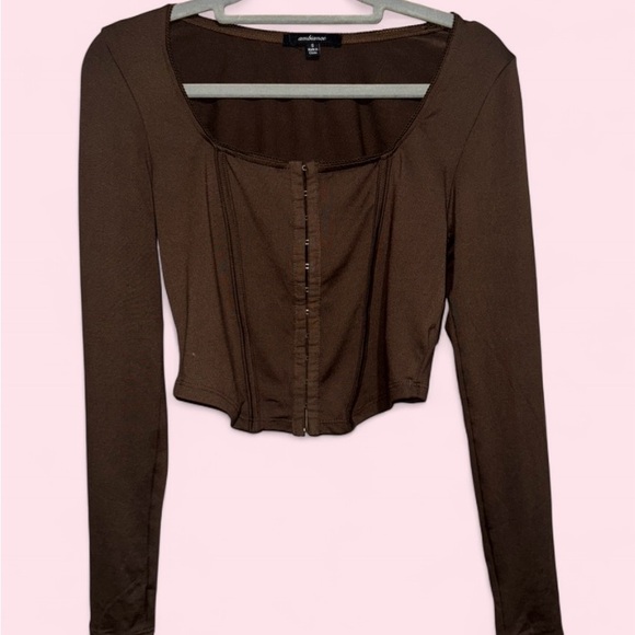 Ambiance Tops - Hook Front Long Sleeve Butter Soft